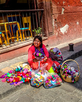 Street vendor in San Miguel